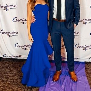 XS Blue Formal or Prom Long Dress